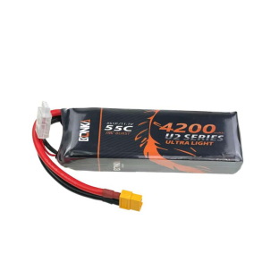 BONKA 4200mAh 55C 3S LiPo Battery for RC Helicopter